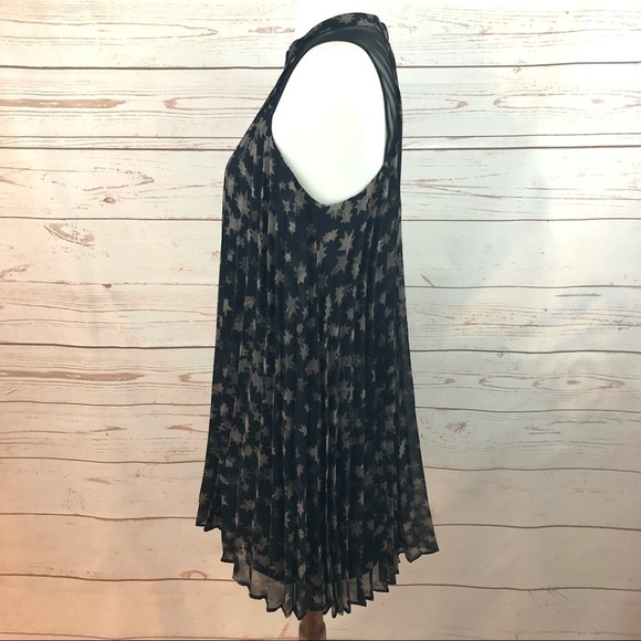 NWT BCBG Generation Sleeveless Galaxy Star Trapeze Swing Dress - Picture 6 of 10